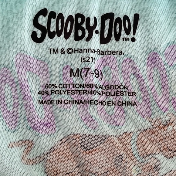 Scooby Doo Hanna Barbera junior tank top new with tags in a 7/9 - Picture 4 of 9